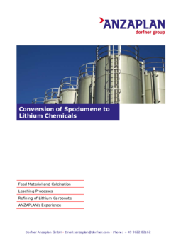 Conversion of Spodumene to Lithium Chemicals