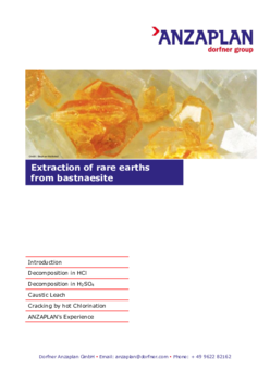 Extraction of rare earths from bastnaesite